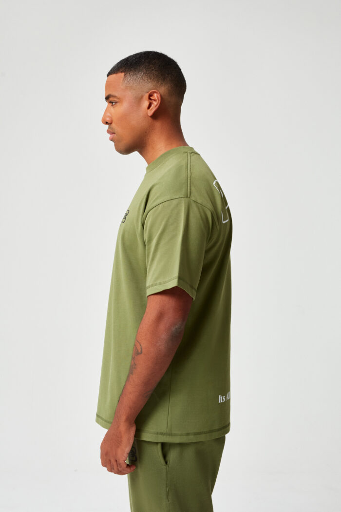 Piece by Piece T-Shirt – Core Collection Olive – Bild 3