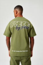 Piece by Piece T-Shirt – Core Collection Olive – Bild 2