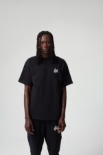 Piece by Piece T-Shirt + Sweatpants – Schwarz