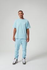 Piece by Piece T-Shirt + Sweatpants – Baby Blue – Bild 8