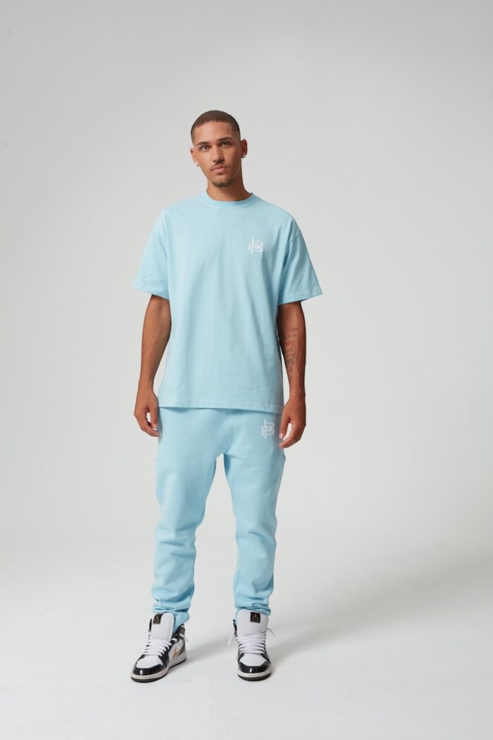 Piece by Piece T-Shirt + Sweatpants – Baby Blue – Bild 8