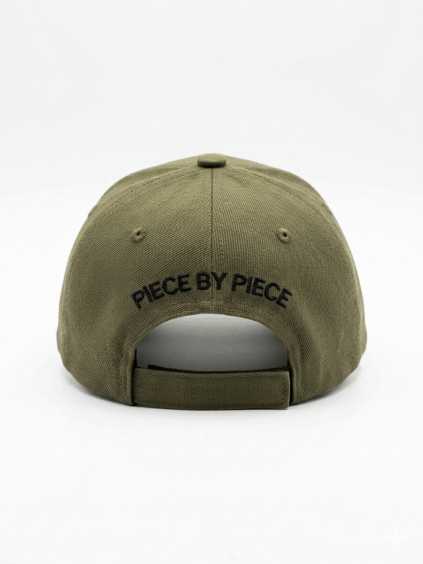 Piece by Piece Navy Green Cap Back
